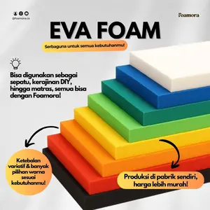 EVA FOAM 2MM - FOAM LEMBARAN, EVA LEMBARAN, EVA SHEET, BERBAGAI WARNA, BERBAGAI UKURAN
