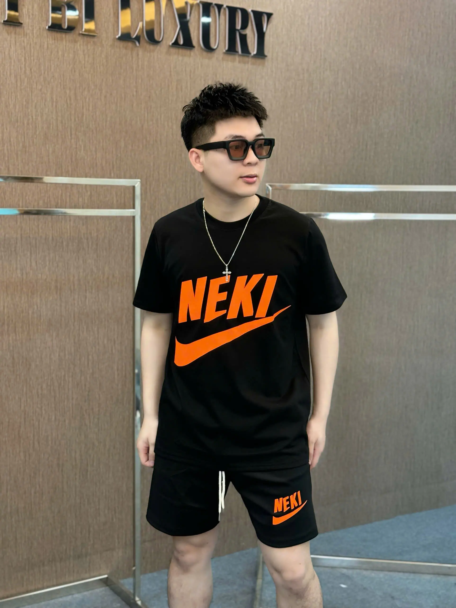 Bộ thể thao quần áo BB013 áo cotton mịn hàng nam đủ size dễ mặc cho mùa hè