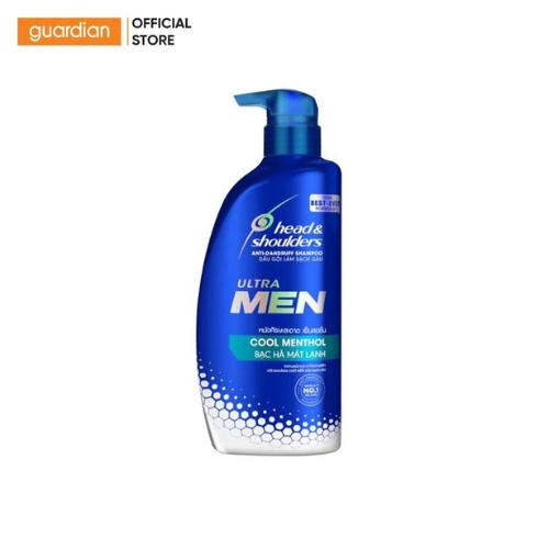 Dầu Gội Sạch Gàu Head & Shoulders Ultra Men Bạc Hà Mát Lạnh 650ml | Guardian Việt Nam