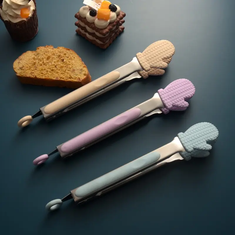 Capitan Silicone Pencapit Makanan Silikon Tongs Food Glove Tahan Panas