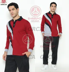 Setelan Kaos Training Seragam Olahraga Panjang Lengan Pria Dan Wanita / Setelan Baju Olahraga Celana Pakaian Sport