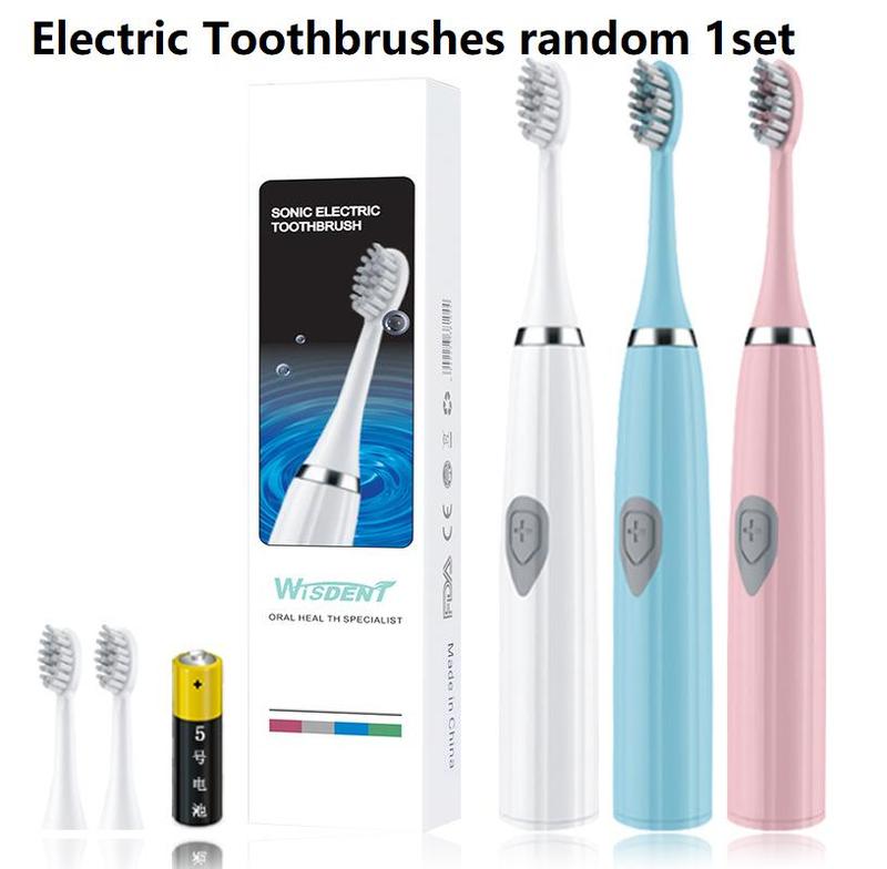 Product Introduction of (1set random color) Electric Toothbrush Battery Sonic Electric Toothbrush For Adult Waterproof Sonic Toothbrush for Children and Adult toothbrush kids/Berus Gigi Sonic Kanak-kanak dan Dewasa teeth 17