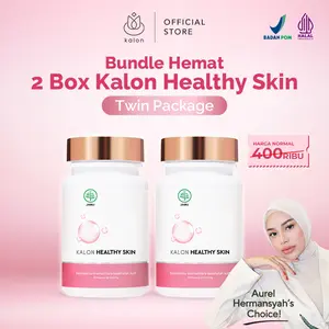 [THS] Twin Package 2 Box Kalon Healthy Skin Glow Capsule | Suplemen Kecantikan Kulit | Whitening Acne Perawatan Kulit