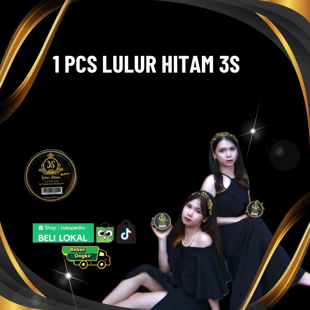 1PCS Lulur hitam 3s Memudarkan Mencerahkan