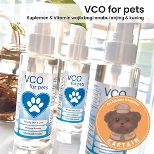 VCO Virgin Coconut Oil Vitamin Bulu Kulit Anabul Anjing Kucing 100ml