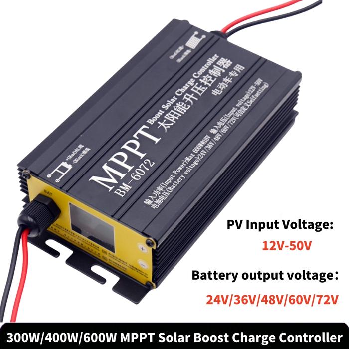 Jual 24V 36V 48V 60V 72V MPPT Boost Solar Charge Controller 300W 400W ...