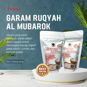 Garan Ruqyah Al Mubarok - Menghilangkan Aura Negatif Menggunakan Garam Ruqyah 250 gr