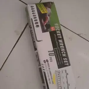 Tool Kit 10 In 1 Set Kunci Sock Pas SHOCK Sok kenmaster Sok Obeng Alat Bengkel Set NEW