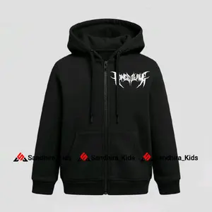 Hoodie Zipper Motif Rongolawe Anak Laki-laki & Perempuan Usia 2-12 tahun