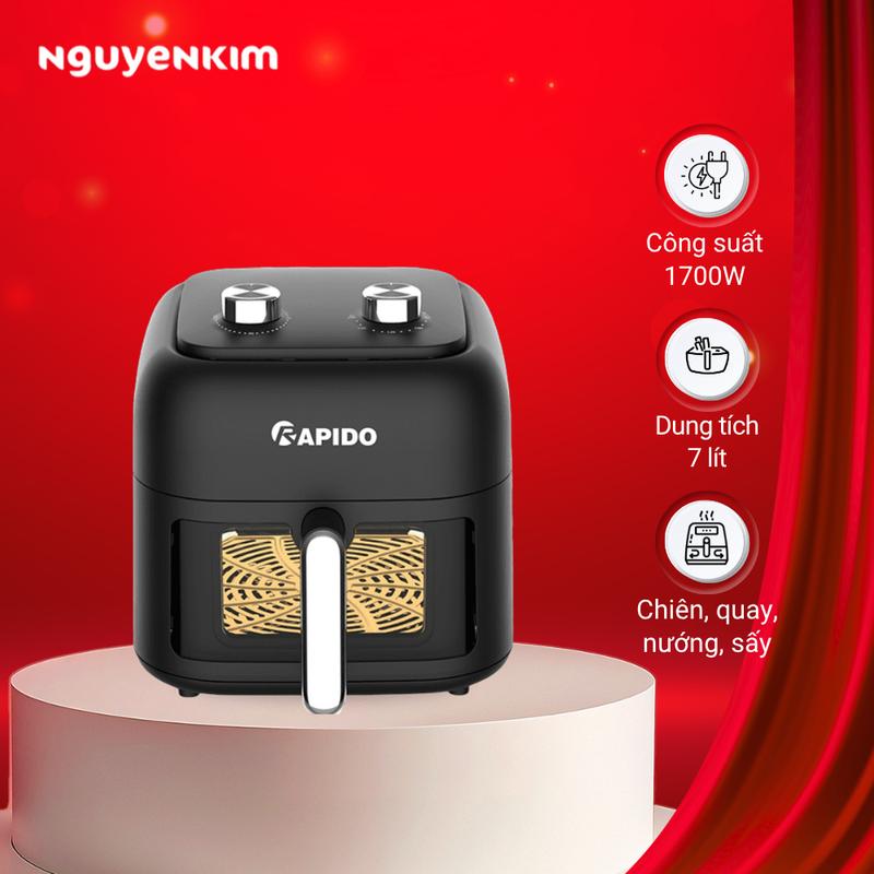 Nồi chiên không dầu Rapido 7.5 lít RAF - 7.5M