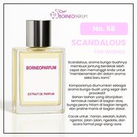 Gambar BORNEO PARFUM No. 58 SCANDALOUS - Parfum Wanita - 30ml dari Borneo Parfum Kota Balikpapan 3 Tokopedia