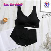Vaya ( Bra Set ) Bralette Wanita Ada Busa Art 008 - All Size ...