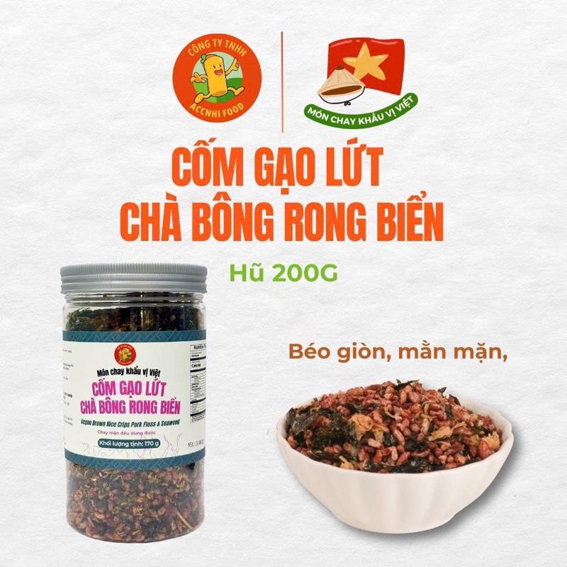 CỐM GẠO LỨT CHÀ BÔNG RONG BIỂN - Accnhi Food