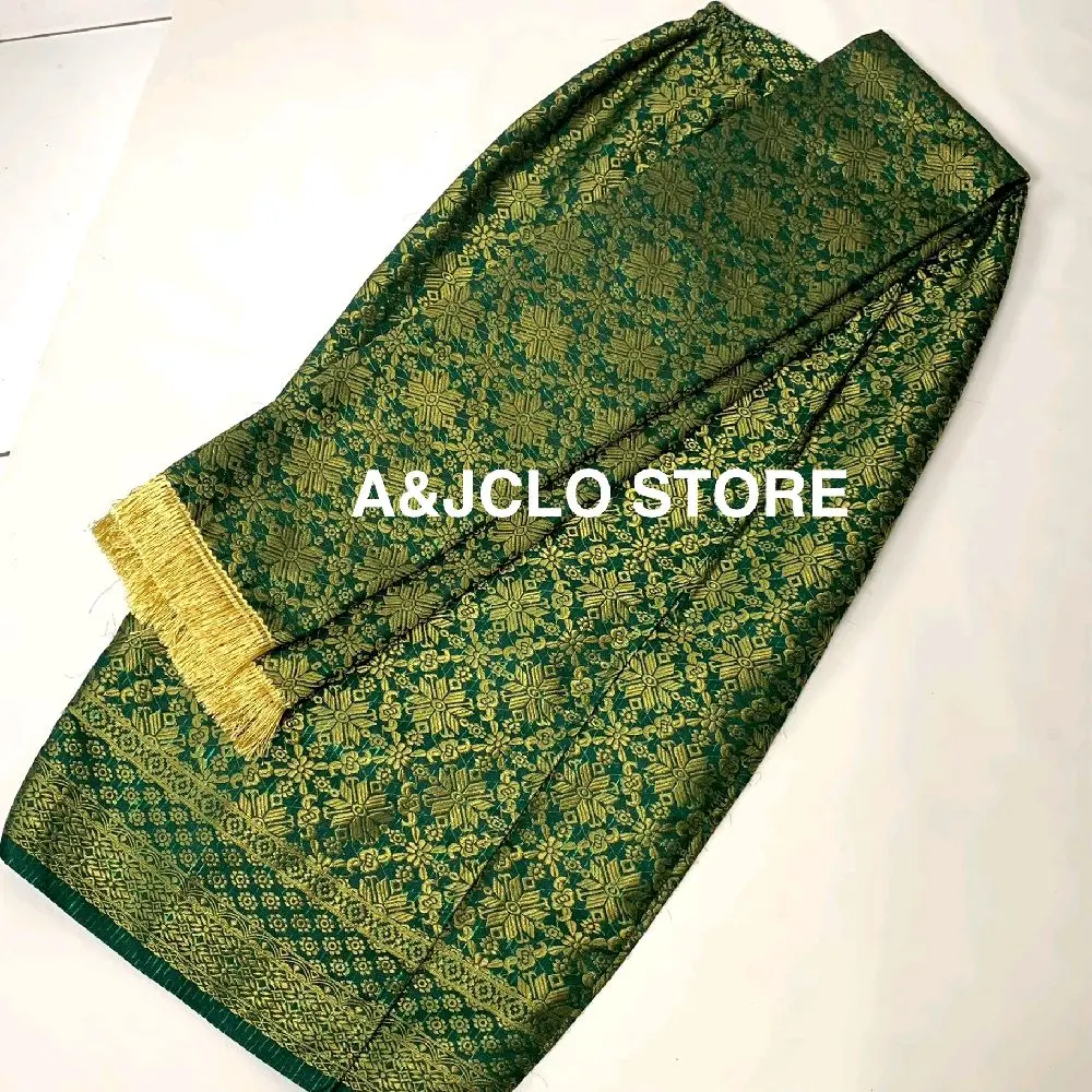 Set Hijau Gold+Selendang