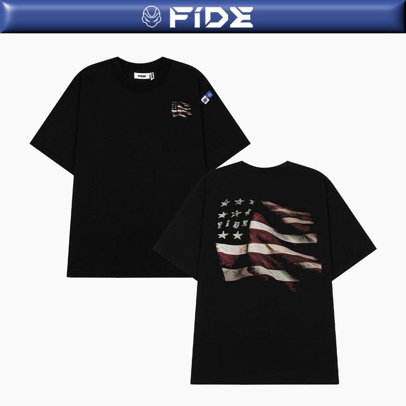 Áo thun FIDE Lá cờ phong cách cổ điển Vintage unisex form rộng nam nữ local brand cổ tròn oversize- AT212