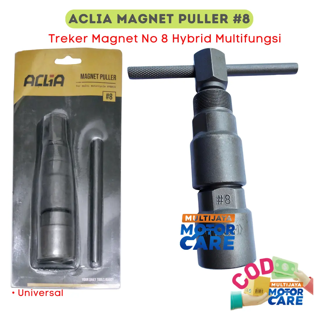 AMTECH Treker Magnet No 8 Hybrid SEMUA MOTOR Treker Magnet Puller CVT Motor Multifungsi