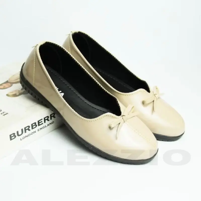 SEPATU WANITA FLATSHOES ALEXA SERIES ALEZZIO || SEPATU WANITA KEKINIAN Black BLT.02 3