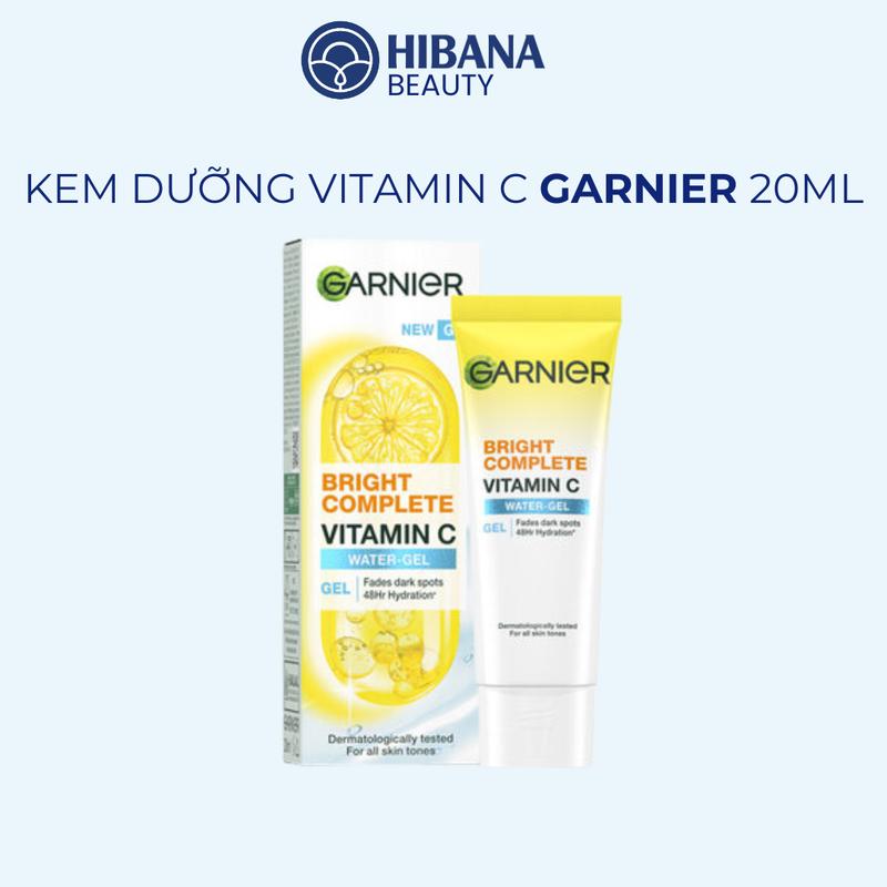   MINISIZE  Kem Dưỡng Garnier Bright Complete Vitamin C Water-Gel Mỏng Nhẹ Cấp Ẩm & Sáng Da 20ml 