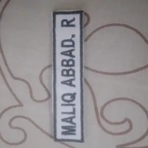Bordir Nama Sekolah Iron Patch cukup disetrika aja