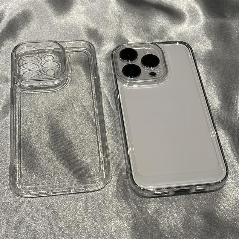 Ốp lưng điện thoại trong suốt, Chống sốc bảo vệ camera iPhone 17, 14, 12, 16,…