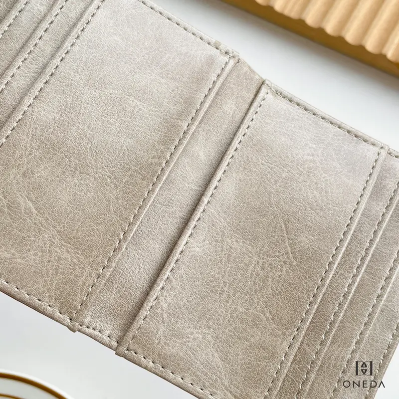 Oneda Liora Dompet Lipat Kartu Pria Wanita #W211 Pink Uang 8
