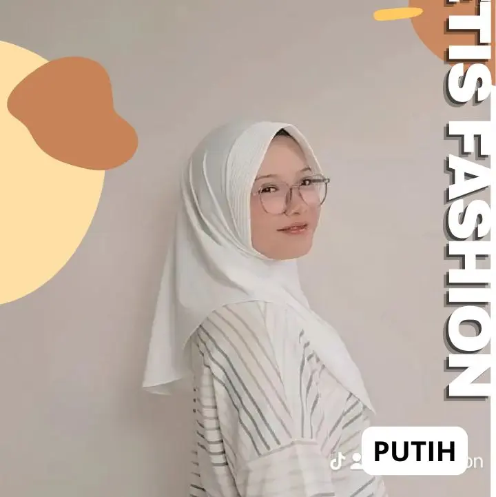Kerudung Bergo Bahan Balon Adem Berkualitas Anti Slip Jilbab Instan Nyaman ukuran M 0