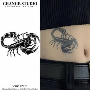 Hình Xăm Tạm Thời, Hình Xăm Bọ Cạp, Kéo Dài Trong 15 Ngày, Không Thấm Nước, Chống Chà Xát Miếng Dán Hình Xăm