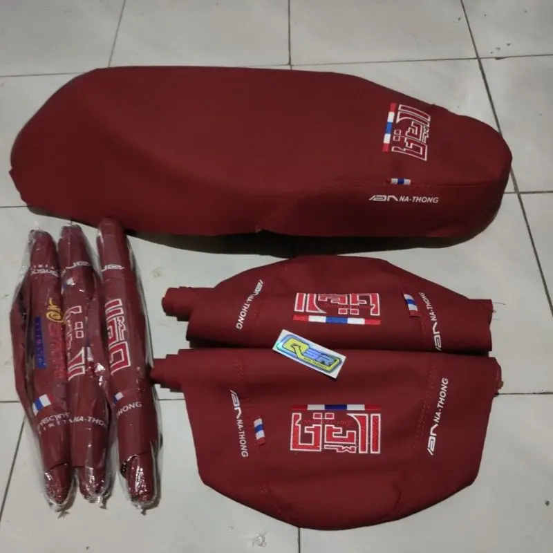 KAIN JOK NATHONG MERAH BAHAN ORIGINAL UK PCX .NMAX .LEXI dll 0
