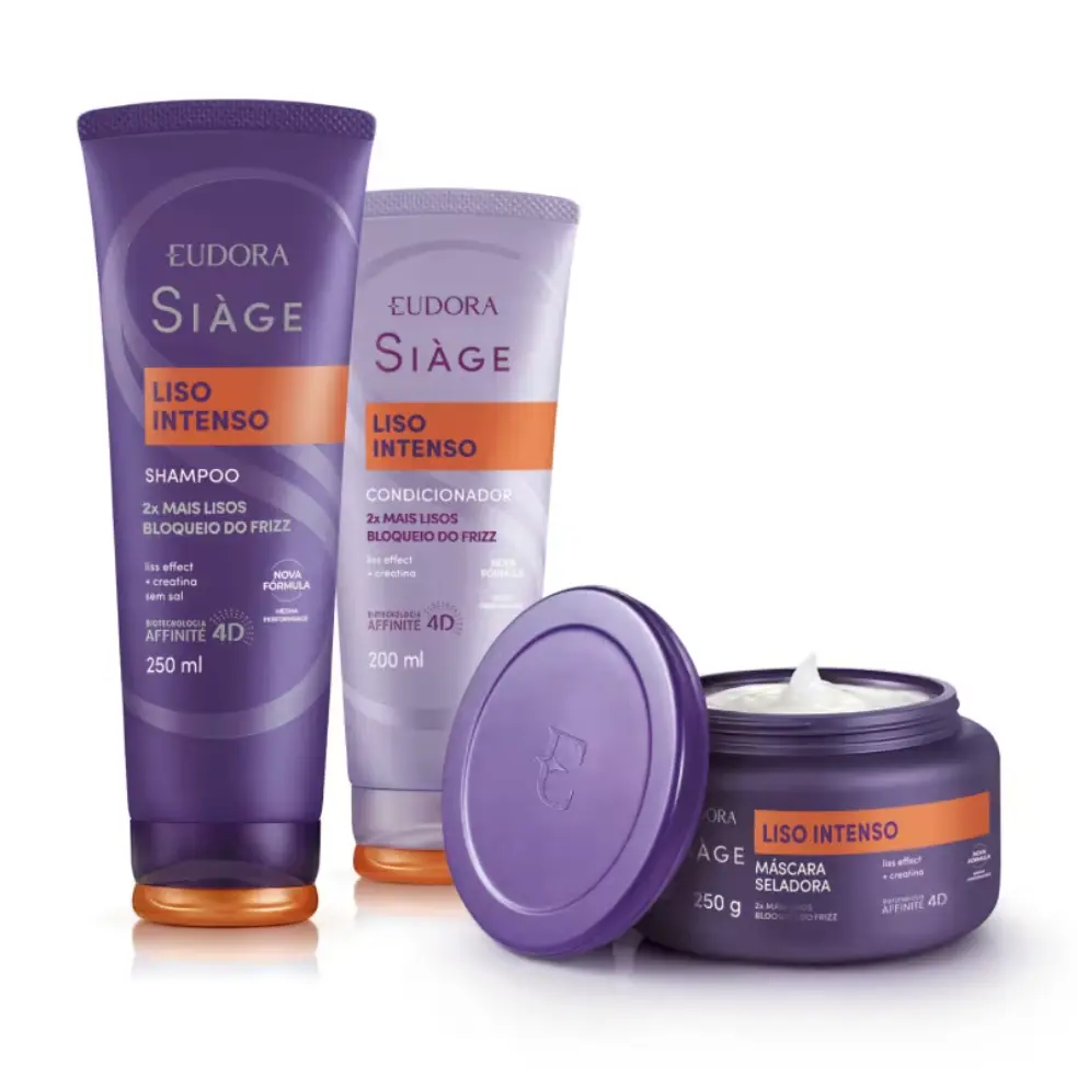 Combo Siàge Shampoo 250ml + Condicionador 250ml + Máscara de Hidratação 250g