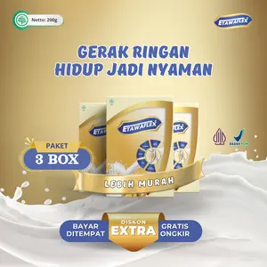 Etawaflex Paket 3 Box Etawaflex Original 200 Gram BPOM Minuman Susu Kambing Etawa & Rempah Pilihan Untuk Tulang Sendi Sehat Bubuk Herbal Alami