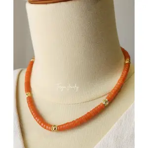 Kalung Manik Kata Kecil Toraja Chrome Emas Bergaransi