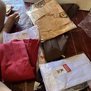 Rok Panjang SD MI Anak Perempuan Rok Rempel Warna Coklat Putih Hitam Ijo dan Merah