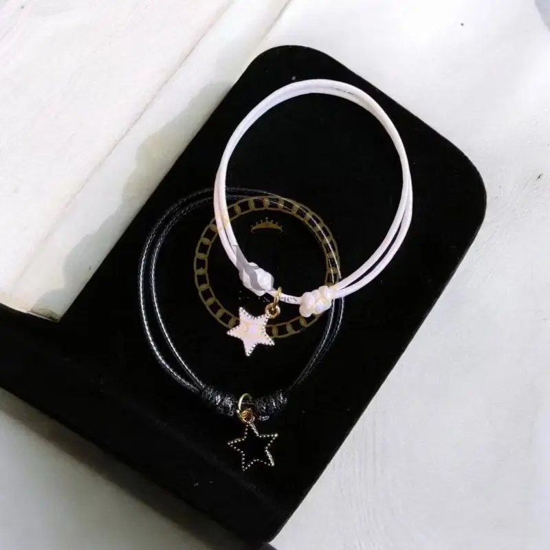 ￼COD️ 2Pcs Gelang Liontin Bintang | Gelang Couple | Couple Bracelet | Gelang Pasangan 1