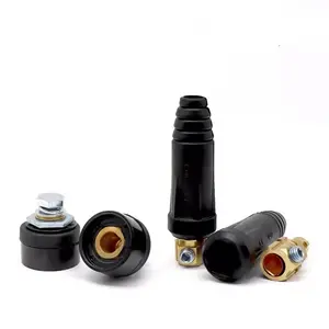 2 Pasang Conector Las Male Dan Female Kabel Konektor 10-25 mm Kabel Las Welding