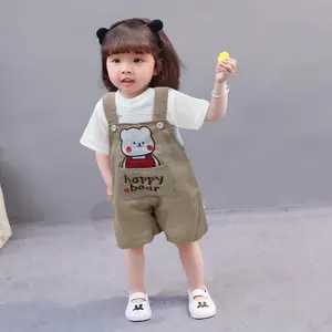 OVERALL ANAK PEREMPUAN JUMPSUIT ROK KODOK ANAK HAPPY BEAR 414