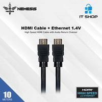 Gambar NYK Cable HDMI with Ethernet 1,4V - 10M dari ITShop Online Kota Malang 3 Tokopedia