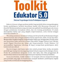 Gambar Toolkit Edukator 5.0 Pedoman Pengembangan Konten Pembelajaran dengan AI Penulis: Muhammad Rizki Nugraha, S.Pd., M.T., dkk. dari tokowawasanilmubms Kota Yogyakarta 5 Tokopedia