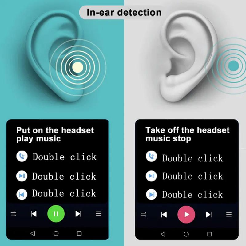 Product Introduction of Tai nghe Bluetooth không dây, Saury Pro 4, với HỘP MIỄN PHÍ, Mic tích hợp, Tai nghe nhét tai nghe, Tương thích với iPhone và Android, Tai nghe Bluetooth TWS 22