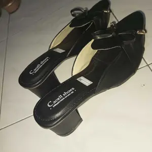 sepatu high hels wanita bapu pita terbaru selop 5 cm wanita kekinian  Sandal Shoes Heels Hak Tinggi