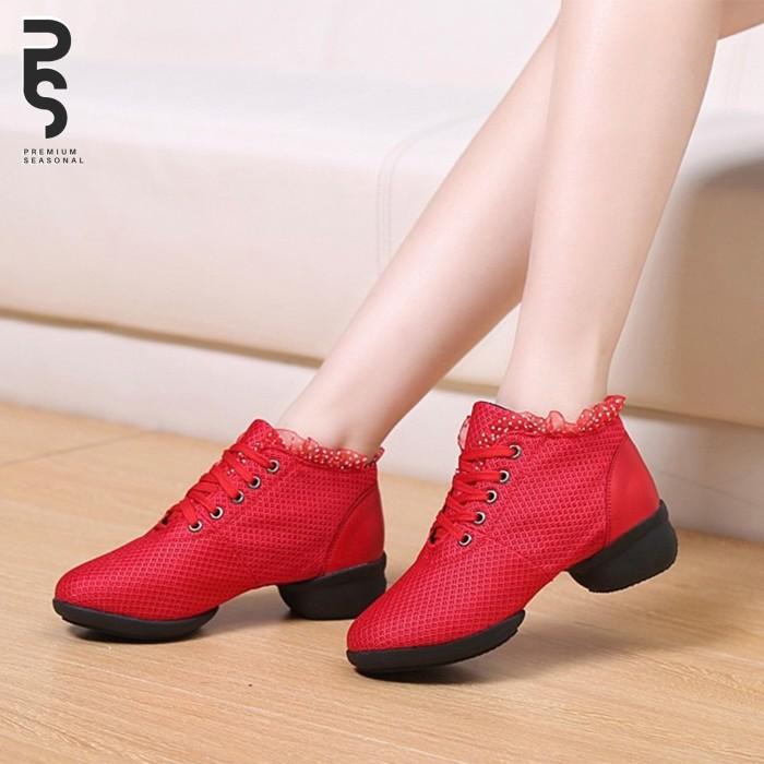 Amanah Edith - Sepatu Dansa Latin / Olahraga / Jalan Santai Lentur 3