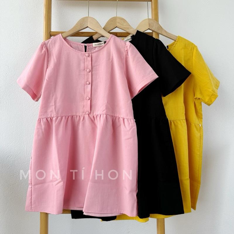 Áo Bầu Thời Trang Dáng Baby doll | Vải Đũi Nhật Mát Mềm - Size S M L XL