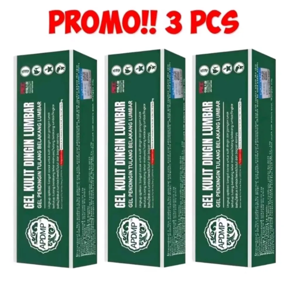 [Paket Hemat] 3 pcs Lumbar Spine Cooling Gel Cold Compress Gel Salep Lumbar Cream herbal china