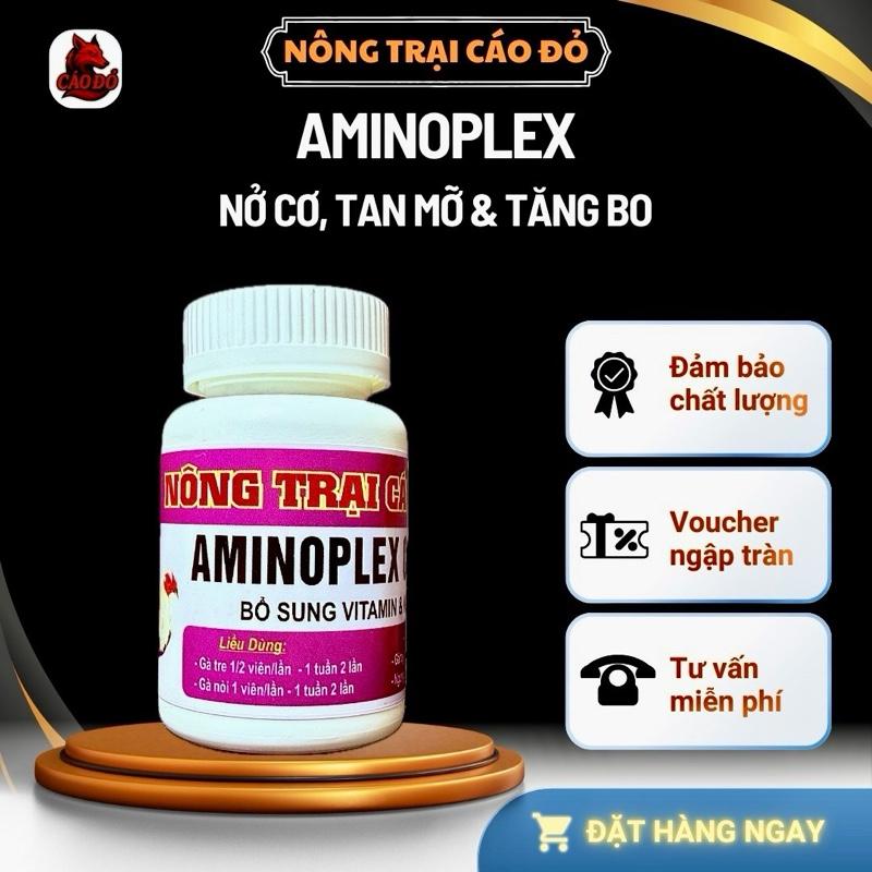 AMIN0PLEX. NỞ CƠ. TAN MỠ THỪA. Bổ sung VITAMIN & KHOÁNG CHẤT cho GÀ. GÀ TRE 1/2viên/lần. GÀ NÒI 1viên/lần. 2 lần/tuần.