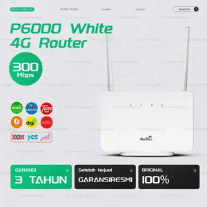 【Flash Sale】P6000 WiFi Router SIM Card Modem 4G 5G Network Router 2.4G Dual Band Gigabit Wi-Fi Speed Router 300 Mbps
