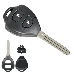 Key Shell For Toyota Corolla Camry RAV4  2/3/4 Button Remote Car Key Case