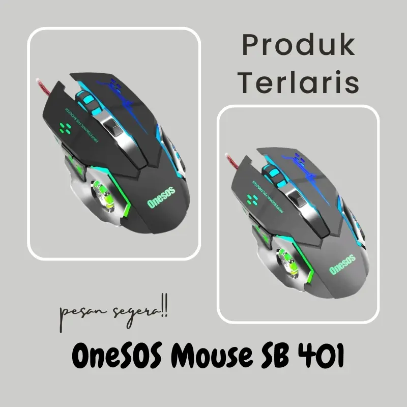 Mouse Gaming G7 Kabel LED ( RGB ) SILENT MOUSE TWOLF 3