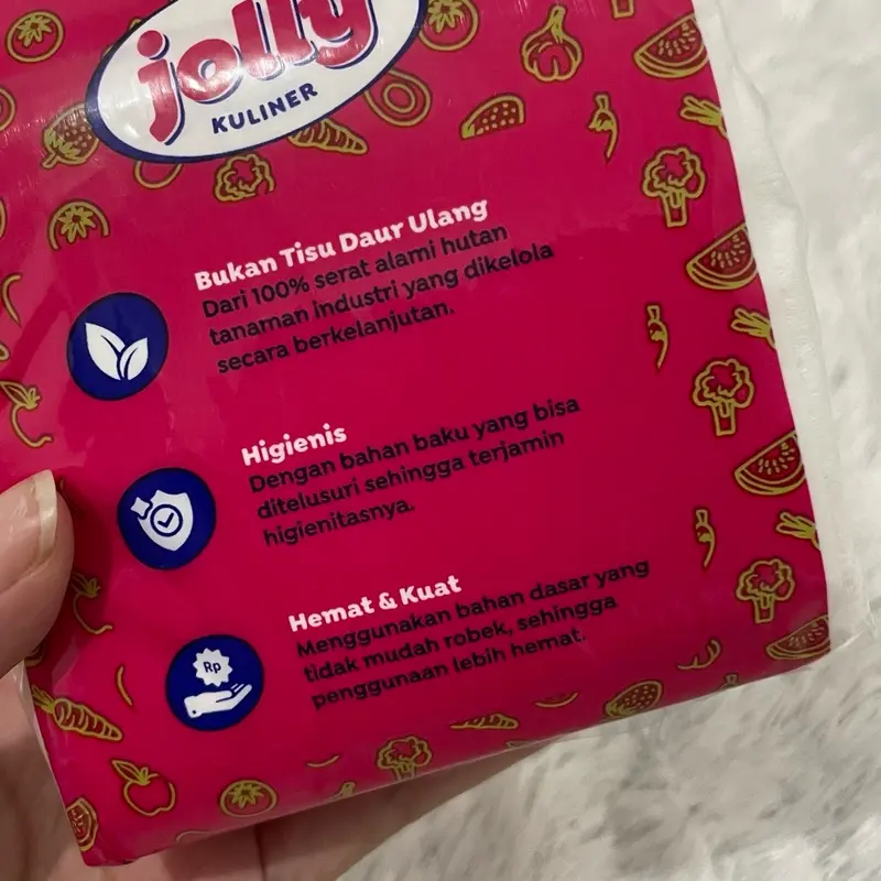 Tissue Tisu Jolly Pop Up Kuliner Kotak Kecil 90gr 3
