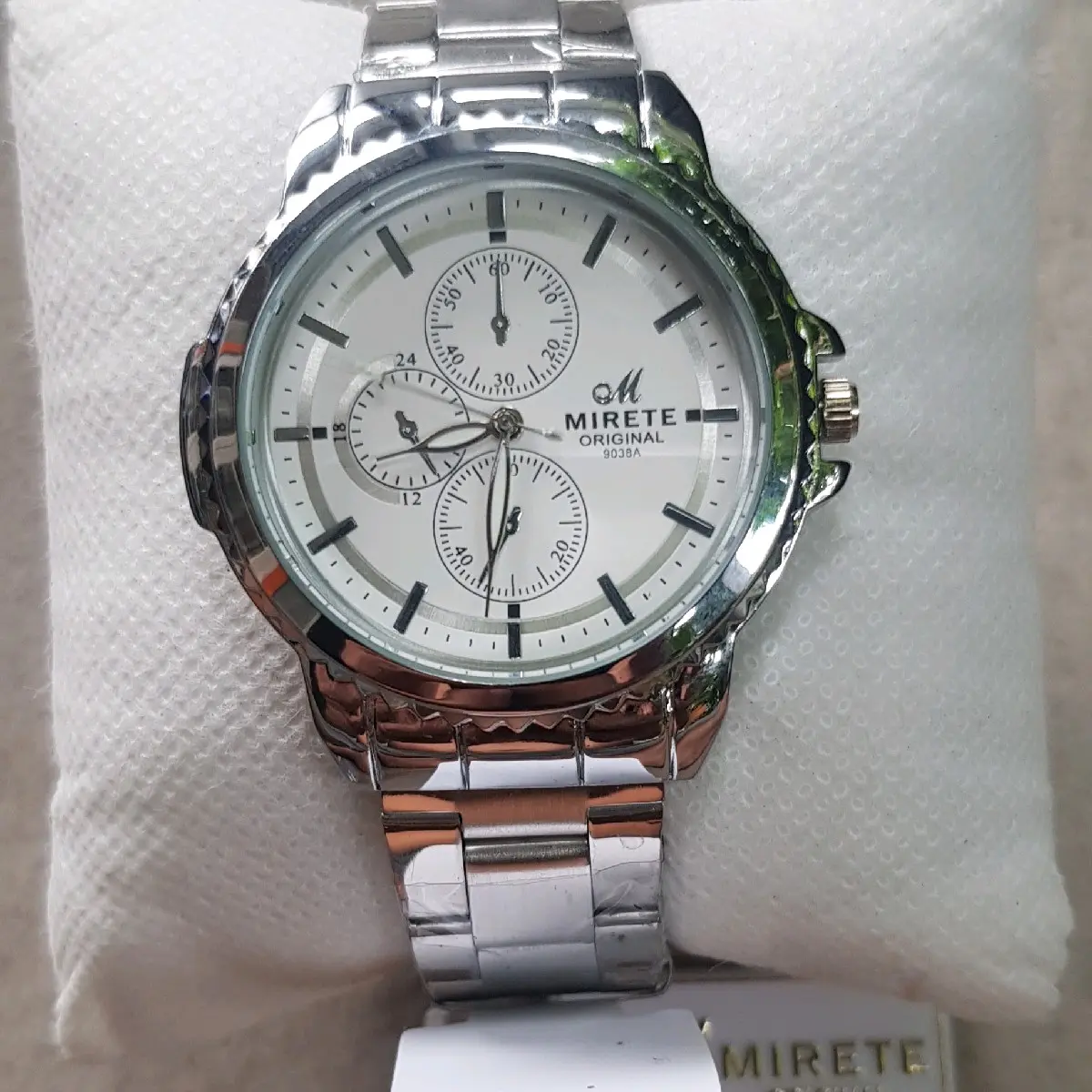 Jam tangan pria wanita mirete original produck terbaru stainlles steel waterproff di lengkapi kaca anti gores dan tidak mudah luntur ?? Stainless Silver Elegan