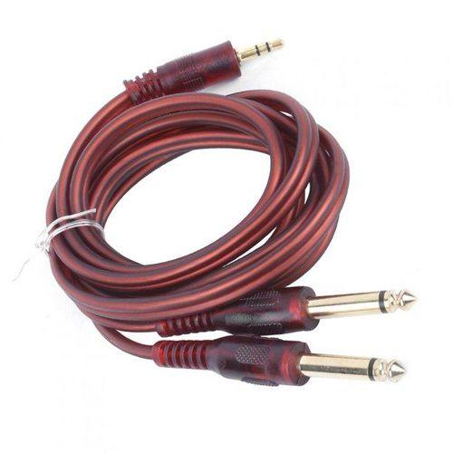 Vital Wave 20ft 1/4" Guitar Instrument Cable (2-Pack) – Shielded Audio Cord For Bass, Amp, Keyboard