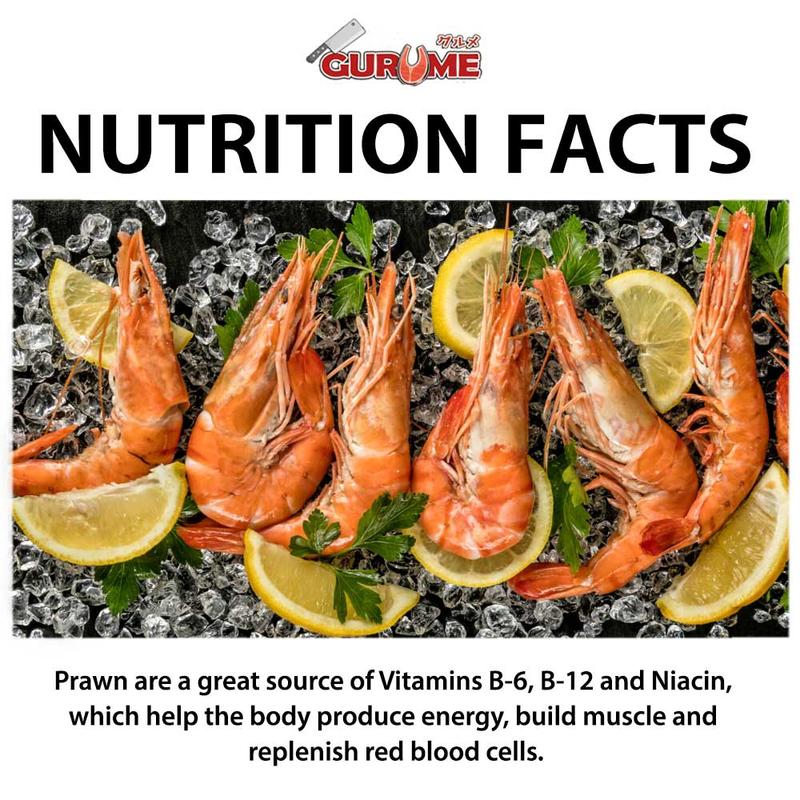 Product Introduction of [GURUME] 21/25 Sea Prawn (Ang Kar)  Frozen HOSO (1kg) 34
